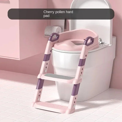 LuxeOrbit New Stepped Children's Toilet Foldable Foot Stool Multi-functional Toilet Boy Girl Baby Toilet Training Potty Ladder for Kids