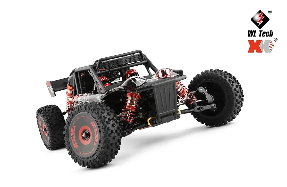 LuxeOrbit 124008 60KM/H RC Car With 3S Battery Professional Racing Car 4WD Brushless Electric Remote Control Cars Children's Toys