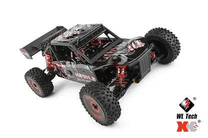 LuxeOrbit 124008 60KM/H RC Car With 3S Battery Professional Racing Car 4WD Brushless Electric Remote Control Cars Children's Toys